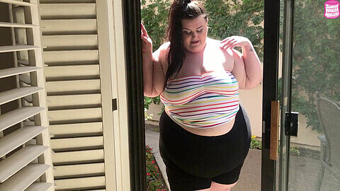 超级肥胖的白人女性, 肥胖, 性感胖妞
