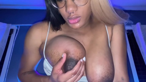 Black, tattoo girl, big tits