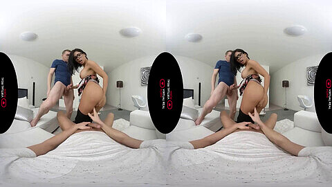 Double screen vr, vr double penetration, 3d vr bisexuell