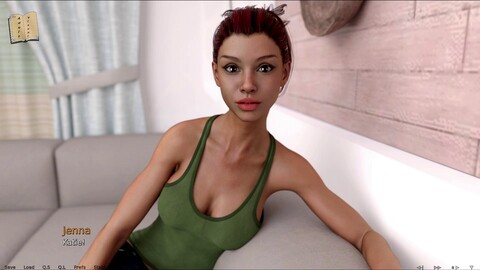 육덕 엉덩이, 게임 플레이, 비주얼 노벨