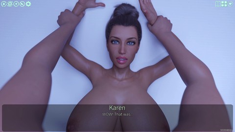 Adult visual novel gameplay featuring locked in allurement by Xxxninjas