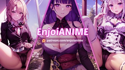 Sesión de Joi con el gran trasero de Hinata - Naruto Hentai Anime