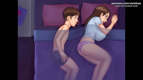 Busty stepsister gets it on with her stepbrother in a wild cartoon adventure