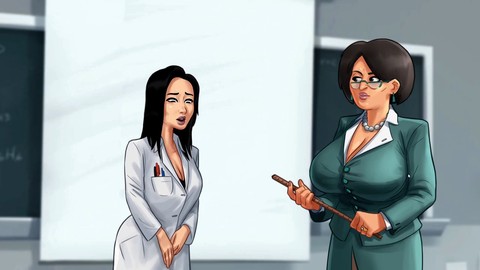 ポルノゲーム, サマータイムサーガ, 教師と生徒