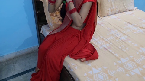 Indian homemade, real couple homemade, saree