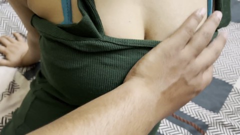 Romantic morning sex, big dick small pussy, hot bhabhi