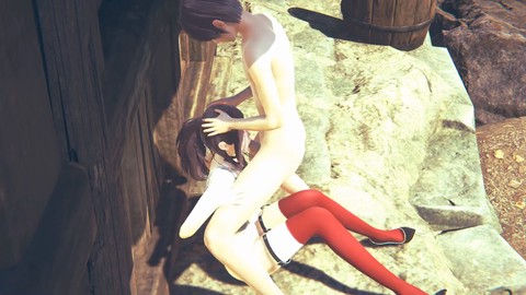 Fumetti pornografici manga 3D non censurati - Evelyn viene scopata duramente