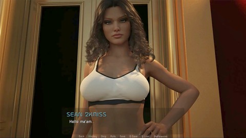 Animación 3d, verificado, visitando