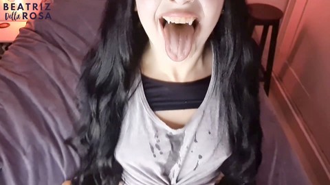 Fun behind the scenes of Marceline's vampire costume play JOI (bloopers)