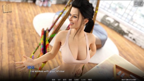 Pc gameplay, game walkthrough, hot brunette