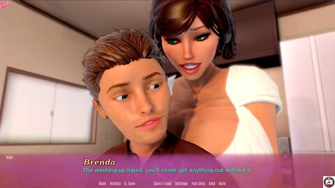 Adult animated visual novel from Joystickcinema about summer fantasies