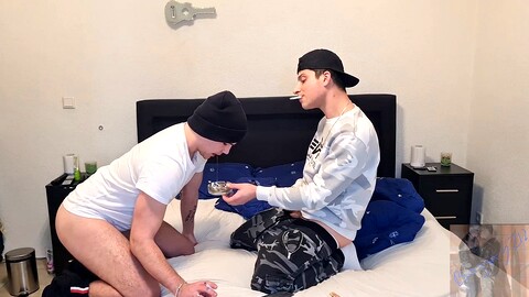 Matteo Martini enjoying gay fun with big cocks and hot cumshots