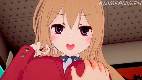 Taiga Aisaka aus Toradora! Bis zum Creampie - 3D Anime Manga Porn ohne Zensur