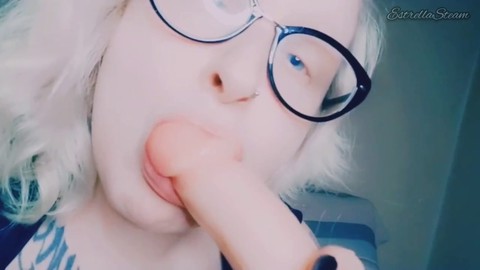 Dildos sex, sucking dildo, suck me